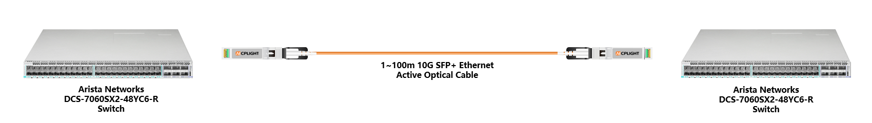 Arista Switch links：10G  to 10G