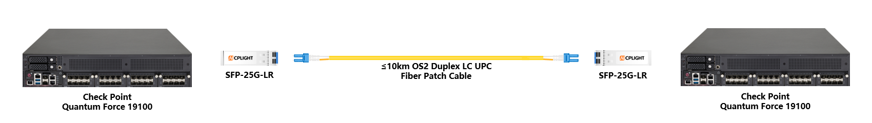 Check Point Switch links：25G SFP28 to 25G SFP28