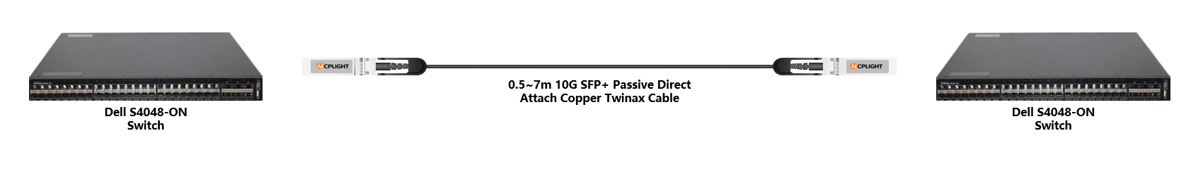 Dell Switch links：10G  to 10G