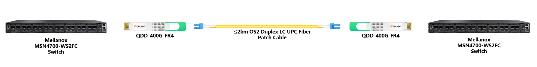 Mellanox Switch links：400G QSFP-DD to 400G QSFP-DD