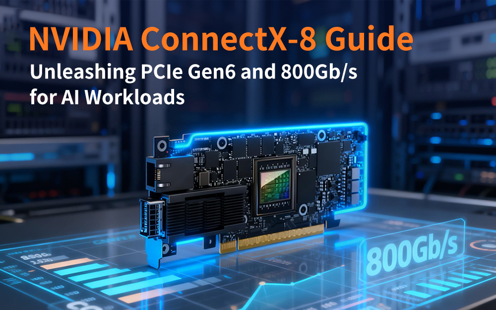 NVIDIA ConnectX-8 Guide: Unleashing PCIe Gen6 and 800Gb/s for AI Workloads