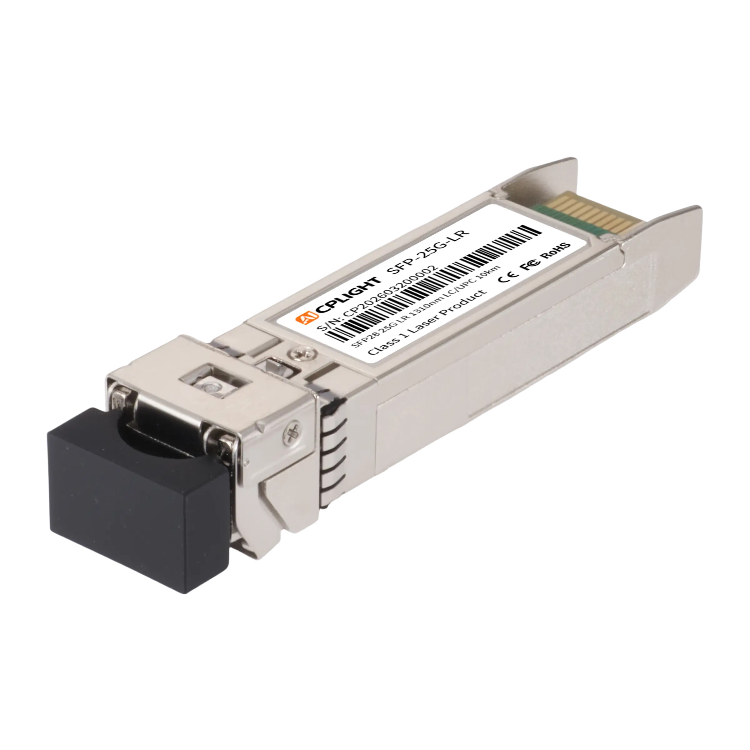 25GBASE-LR SFP28 25G 1310nm 10km Duplex LC/UPC SMF Transceiver Module