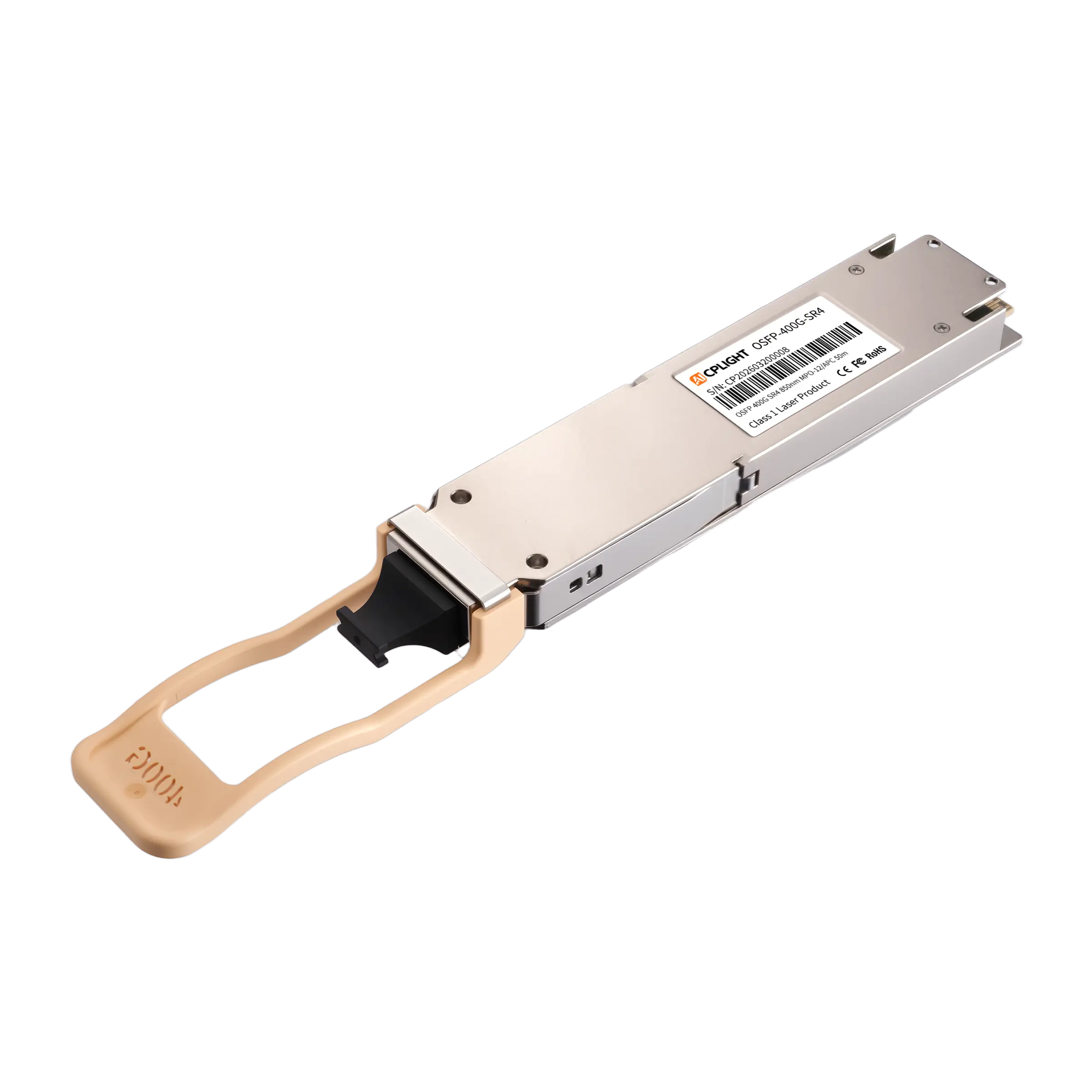 400GBASE-SR4 OSFP 850nm 100m DOM MTP/MPO-12 APC MMF Transceiver Module
