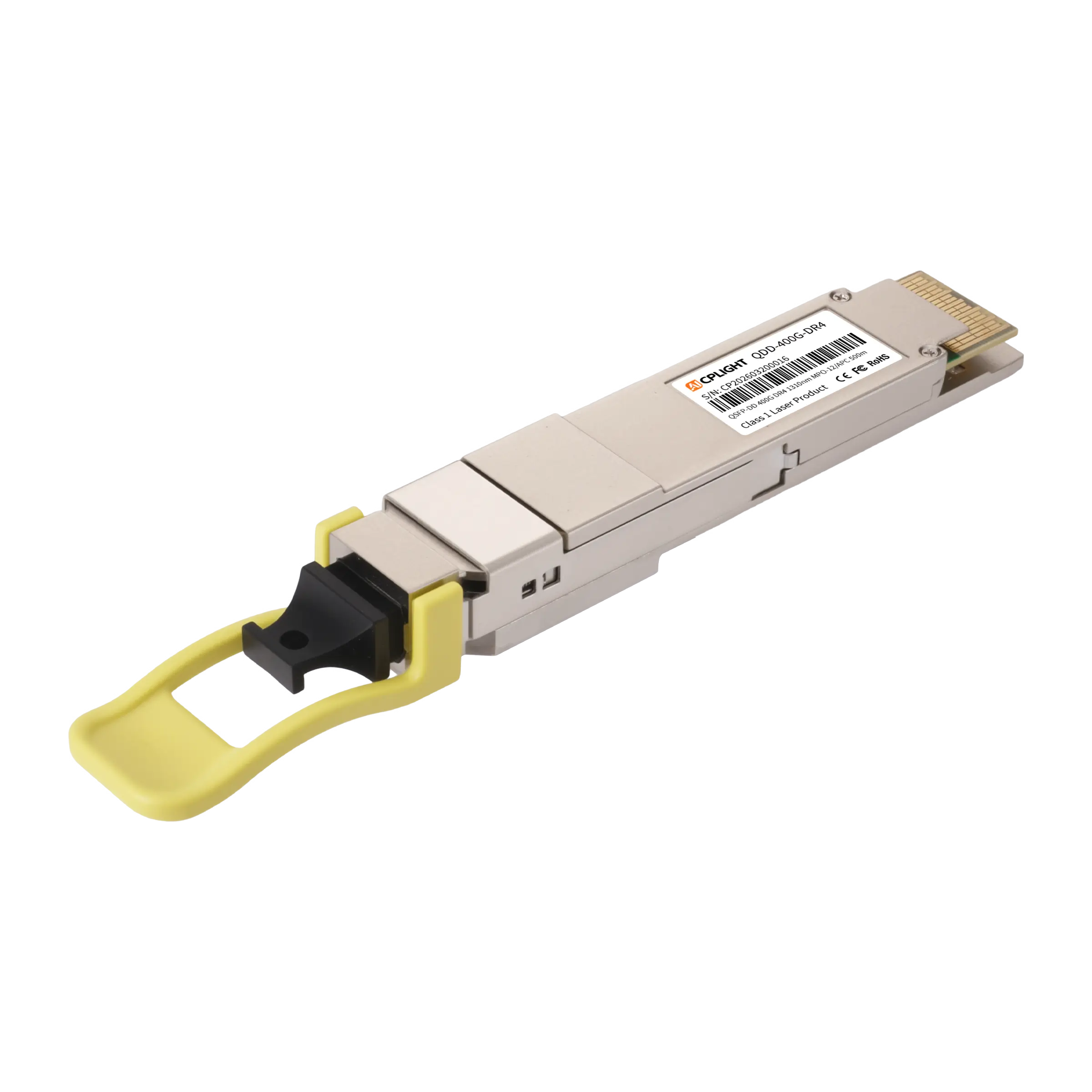 Cisco QDD-400G-DR4-S Compatible 400GBASE-DR4 QSFP-DD PAM4 1310nm 500m DOM MPO-12/APC SMF Ethernet Optical Transceiver Module