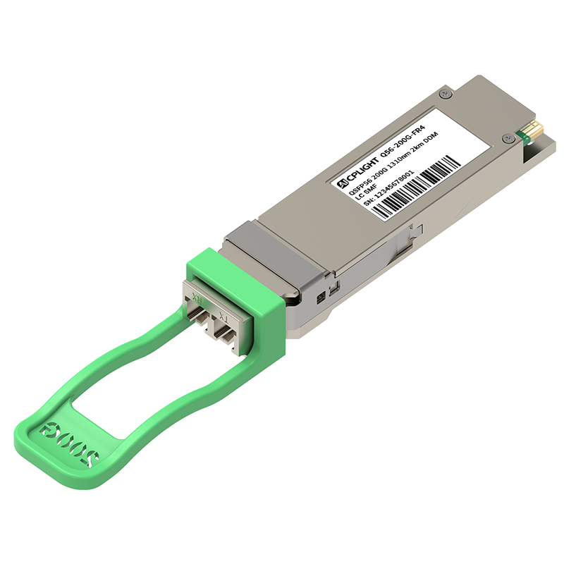 HP H3C Compatible 200G QSFP56 QSFP-200G-FR4 FR4 2km 1310nm Duplex LC/UPC SMF Transceiver Module