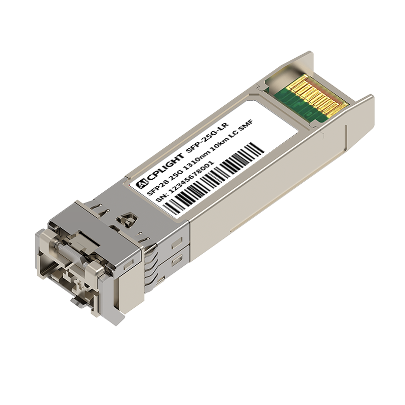 Ubiquiti Compatible 25GBASE-LR SFP28 25G 1310nm 10km Duplex LC/UPC SMF Transceiver Module
