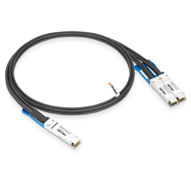 Cisco Compatible 200G QSFP56 to 2x 100G QSFP56 Passive Breakout DAC,1m（3ft）