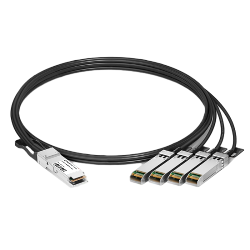 Cisco Compatible 100G QSFP28 to 4x25G SFP28 Passive Breakout DAC, 1m (3ft)