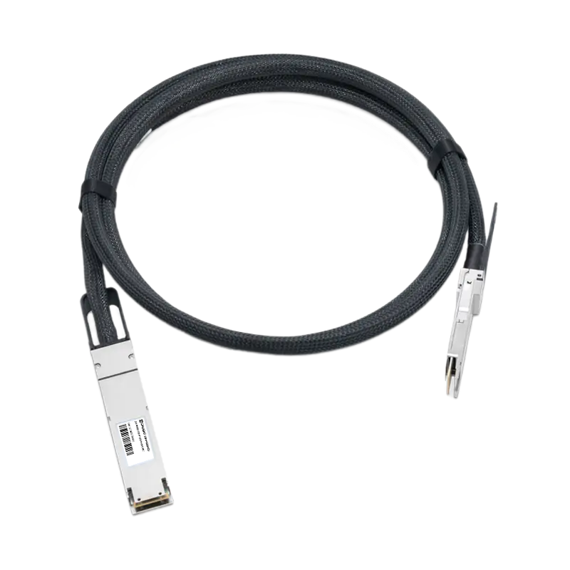 NOKIA Compatible 400G OSFP Flat Top to 400G QSFP-DD Passive DAC, 2.5m(8ft)