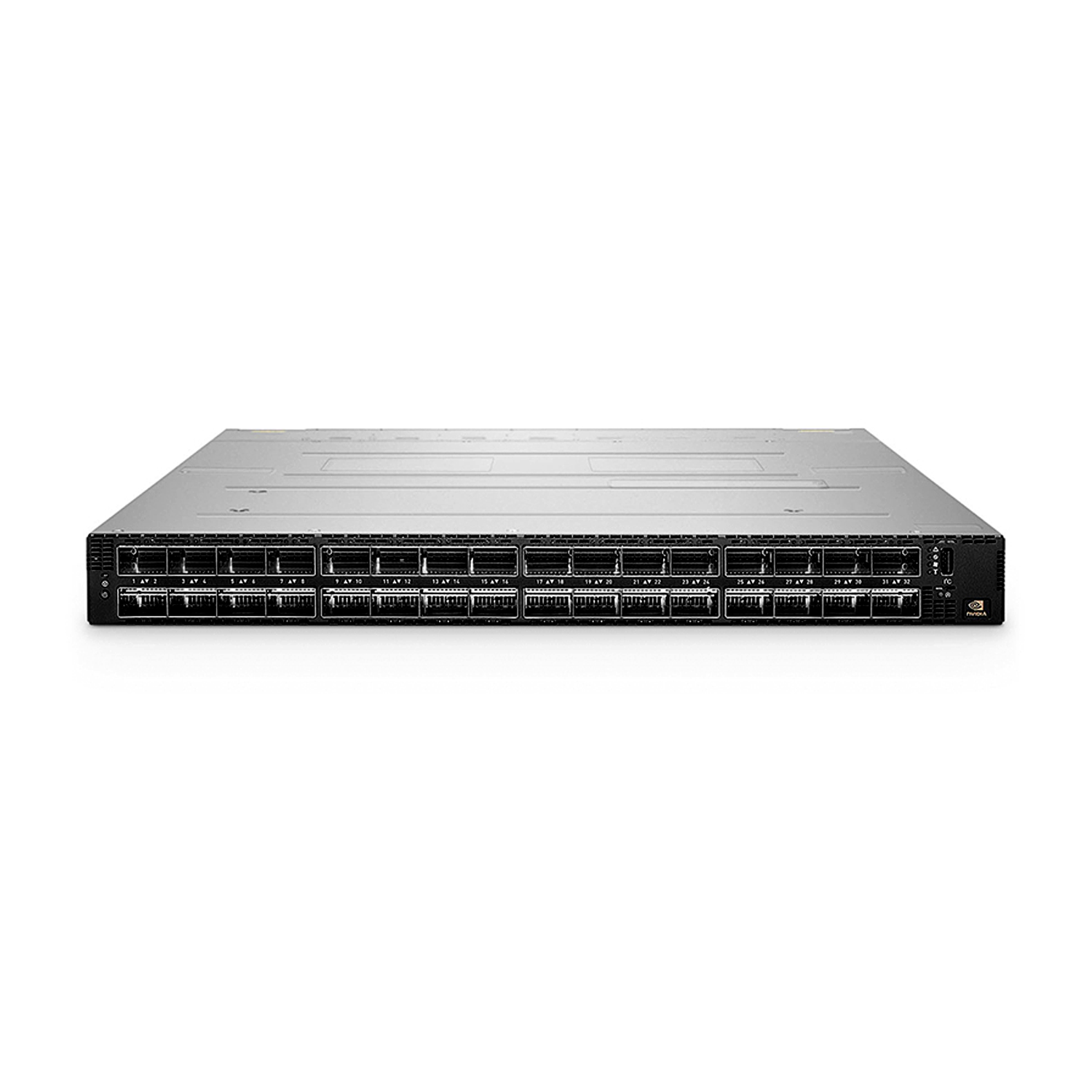 NVIDIA MQM9790-NS2R Mellanox Quantum™-2 NDR InfiniBand Switch, 64-Ports NDR, 32 OSFP Ports, Unmanaged, P2C Airflow