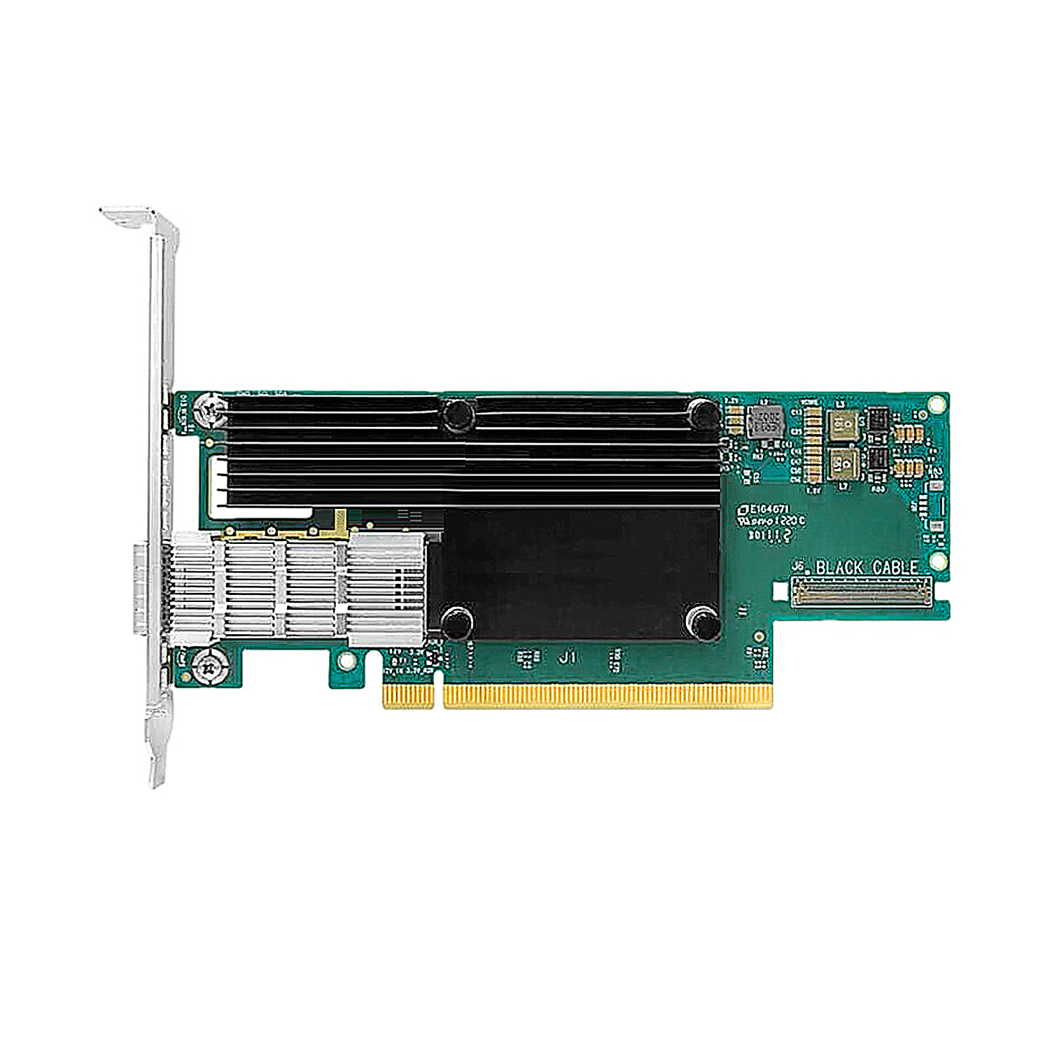 NVIDIA MCX653105A-HDAT Mellanox ConnectX®-6 VPI Adapter Card, HDR IB (200Gb/s) and 200GbE, Single-port QSFP56, PCIe3.0/4.0 x16, Tall Bracket