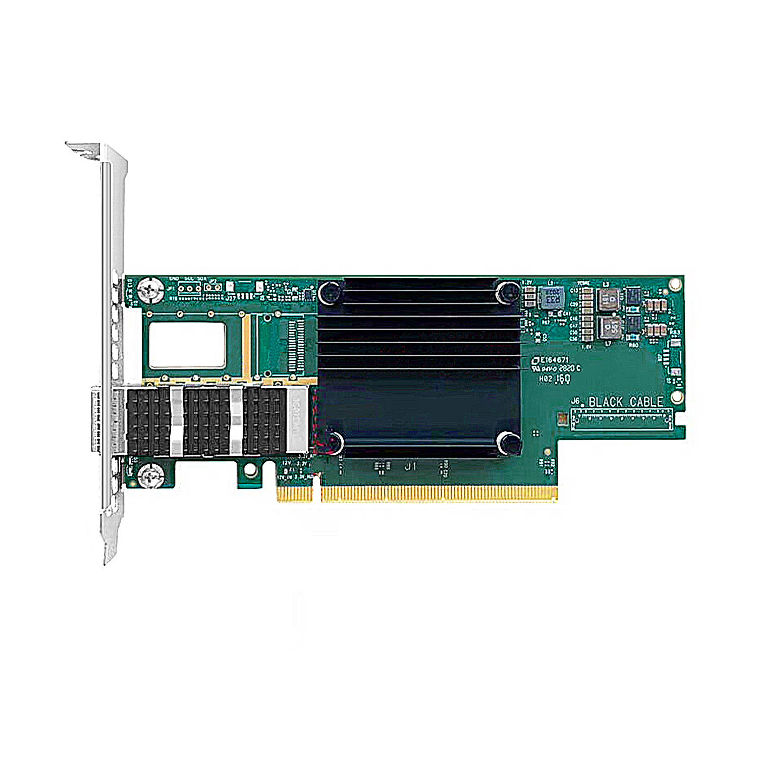 NVIDIA MCX653105A-ECAT Mellanox ConnectX®-6 VPI Adapter Card, 100Gb/s (HDR100, EDR IB and 100GbE), Single-port QSFP56, PCIe3.0/4.0 x16, Tall Bracket