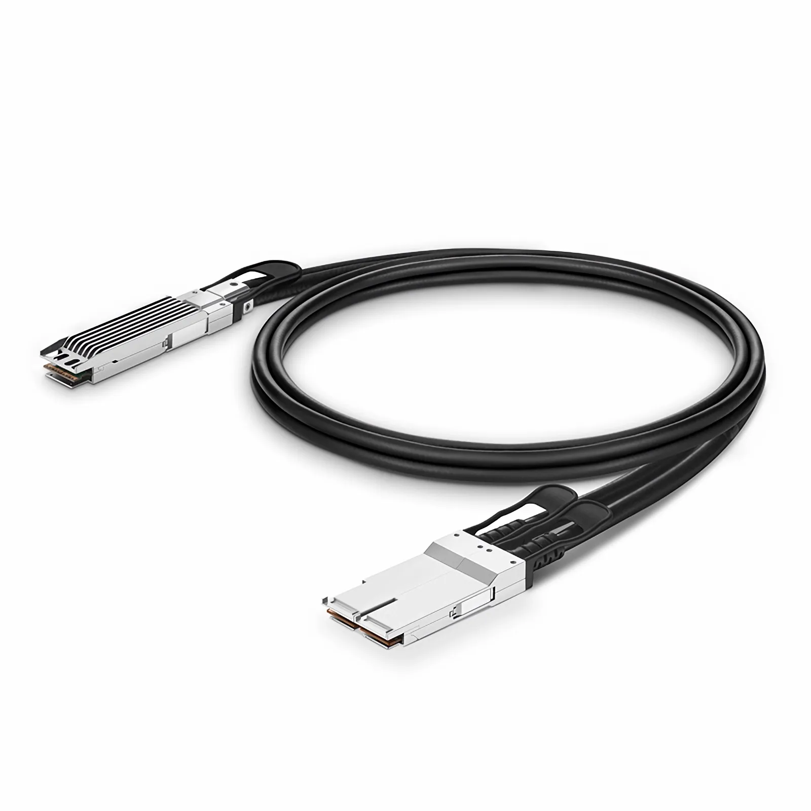 Cisco Compatible 400G OSFP Finned Top to 2 x 200G QSFP56 Breakout DAC, 1m(3ft)