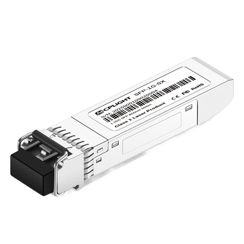 NVIDIA/Mellanox Compatible 1GBASE-SX SFP 1G 850nm 550m Duplex LC/UPC MMF Transceiver Module